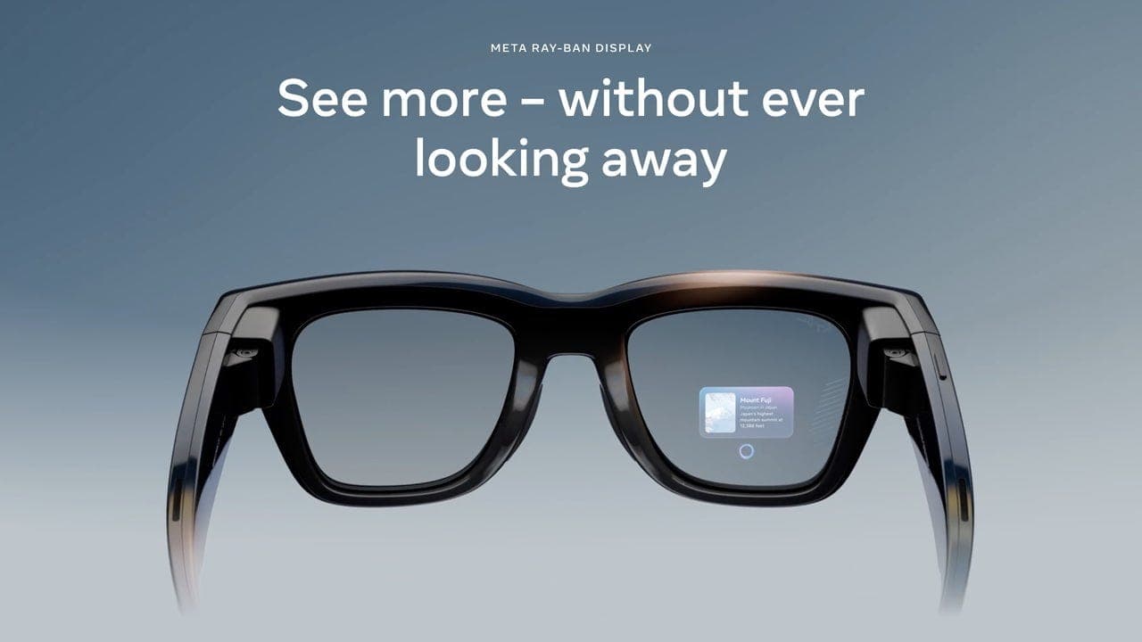 Features of the Meta Ray-Ban Display glasses